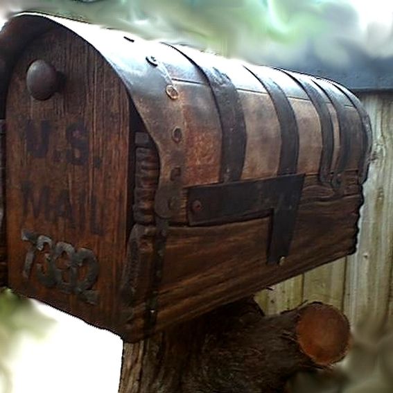 Handmade Custom Country Style Rustic Mailbox by "Bezaleel