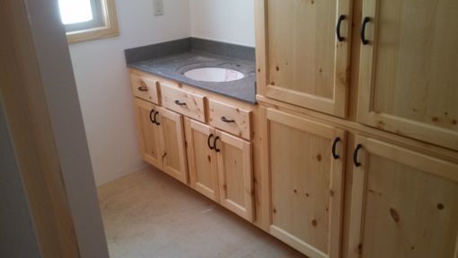 Custom Made Knotty Pine Kitchen/Bath Cabinets