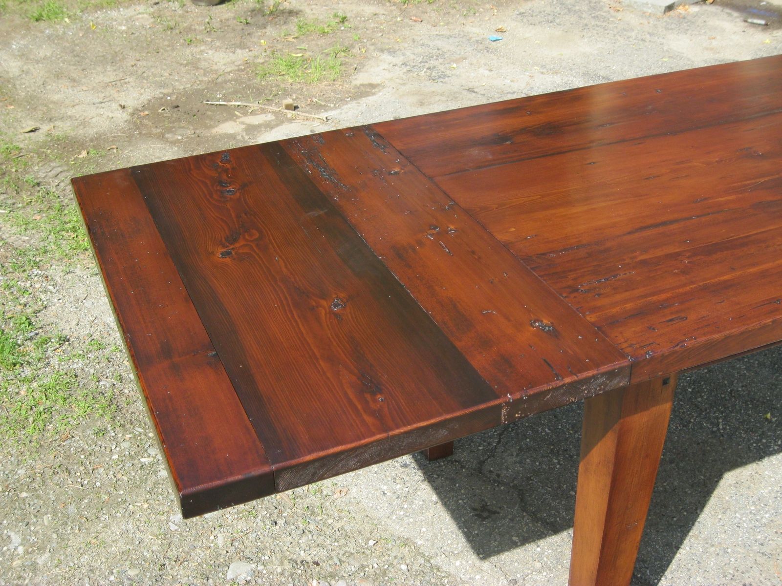 Handmade Vermont Reclaimed Lumber Farm Table by Spaulding's Furniture