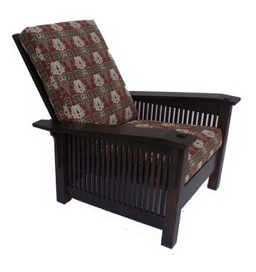 Custom Made Spindle Morris Chair (In Oak)
