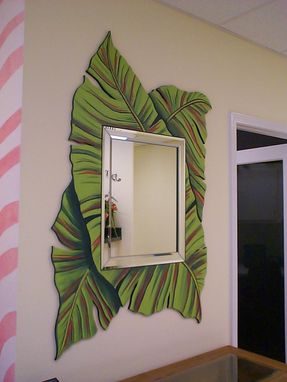 Custom Made Banana Leaf Mirror