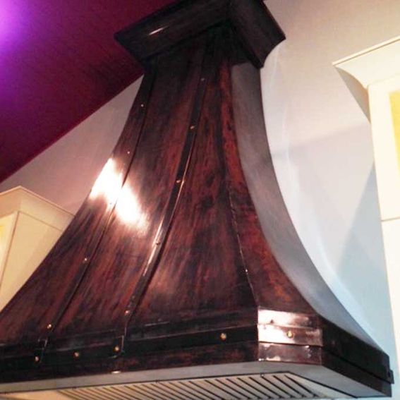 Hand Crafted Copper Range Hoods by Classic Copper Works