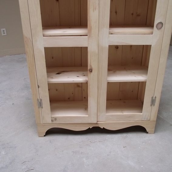Hand Crafted Pie Safe Or Kitchen Hutch, Diy, Unfinished Local Pine
