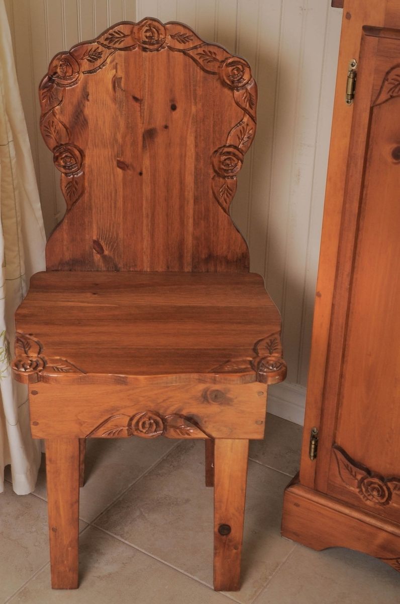 Hand Made Ariel, The Decorative Entry Chair by Eugenie Woodcraft