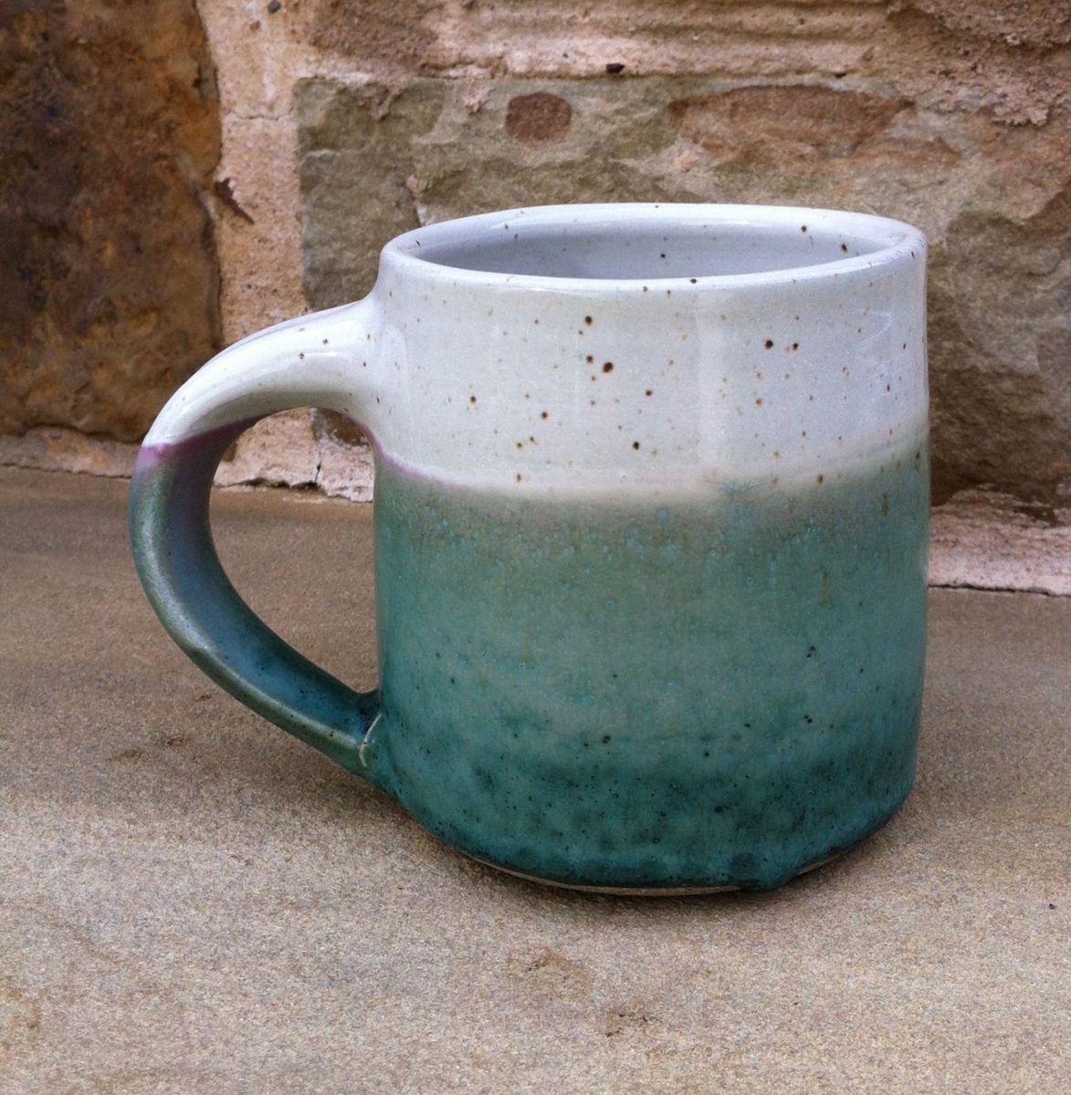 Custom Made HandThrown Ceramic Coffee Mug by The Singing Potter
