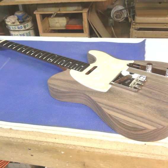 Hand Made Indian Rosewood Telecaster Body And Neck by ZMax Guitars