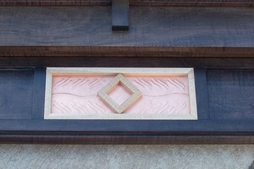 Custom Made Maple Fireplace Surround With Copper Accent