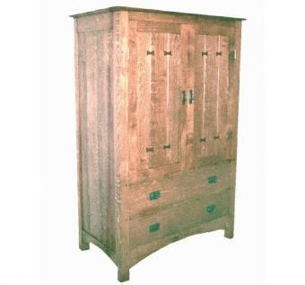 Custom Made Mission Entertainment Center Or Armoire