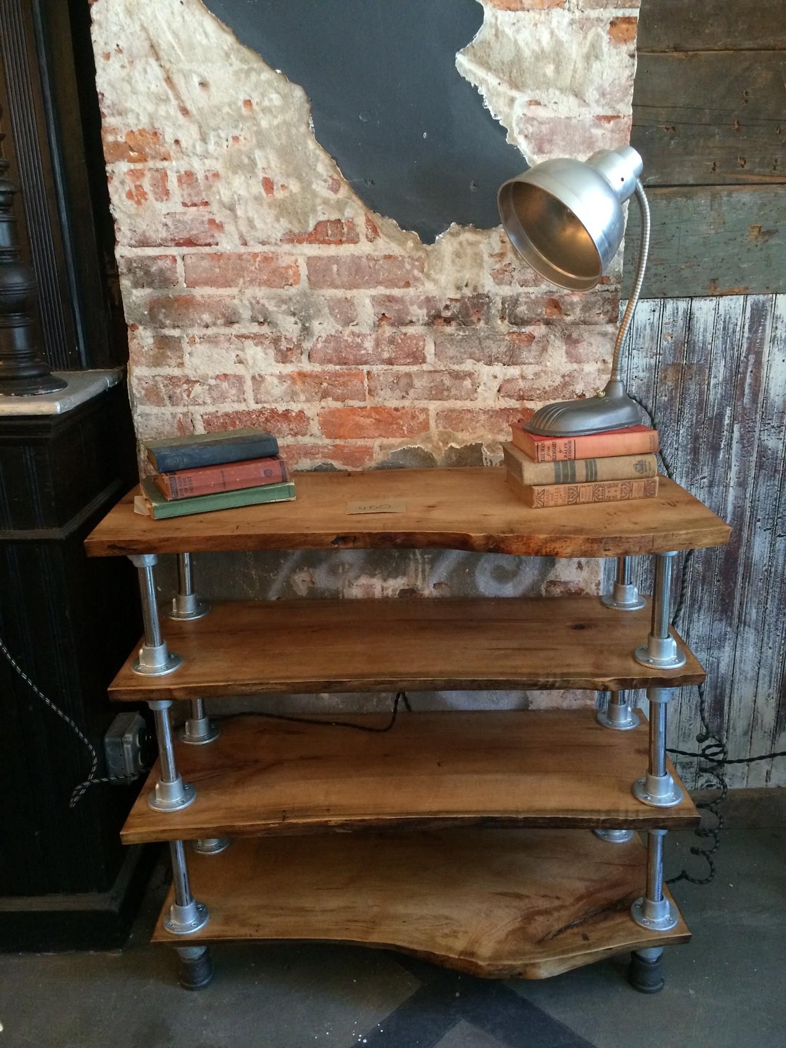 easy live edge wood shelves. Storage is always so important Live edge