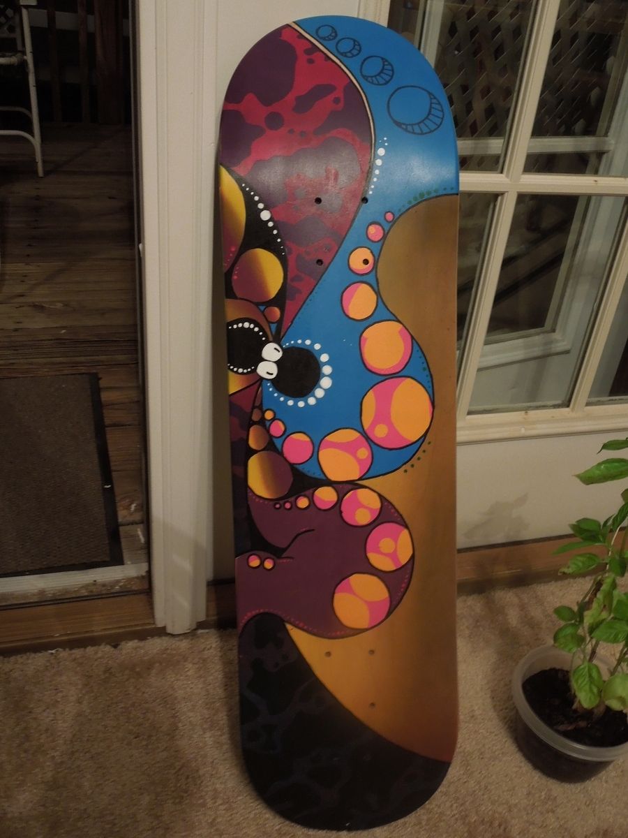 Hand Made Skateboard Deck by Alan Reid Design