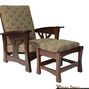 Custom Arbor Bow Arm Morris Chair by Brian Brace Fine Furniture