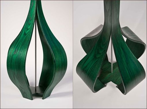 Custom Made The Allium Floor Lamp In Green