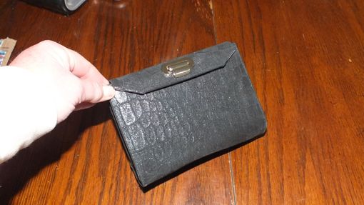 Custom Made Small Leather Clutch