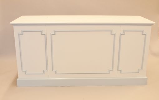 Custom Made Painted Media Cabinet