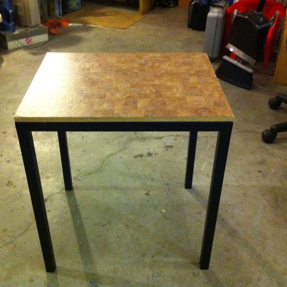 Hand Made Mini Fridge Stand by Bama Metal Fab