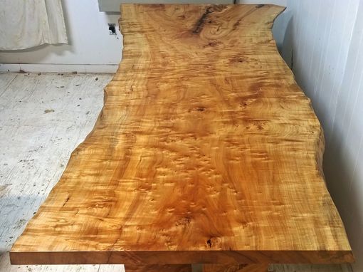 Custom Made Silver Maple Dining Table With Same Tree Leg System