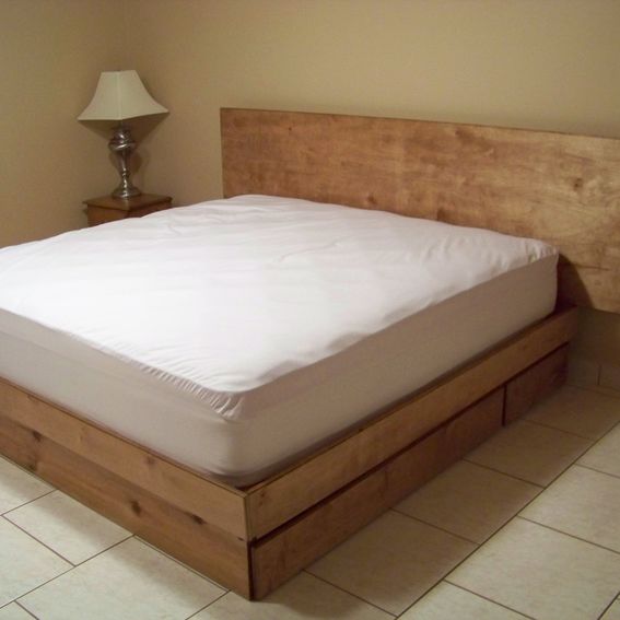 Handmade Storage Platform Bed by Scott Design