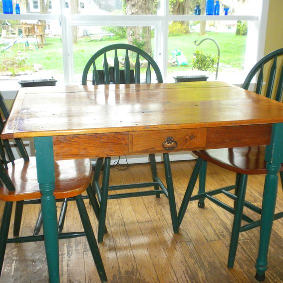 Hand Crafted Kitchen Farm Table by DMansell Creative Rustic Design