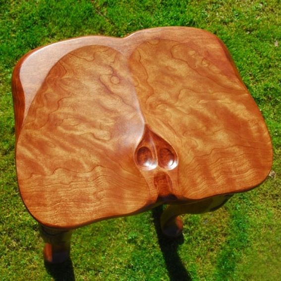 Custom Pp Mccrackin Scottish Kilt Stool by Piece of the Wind