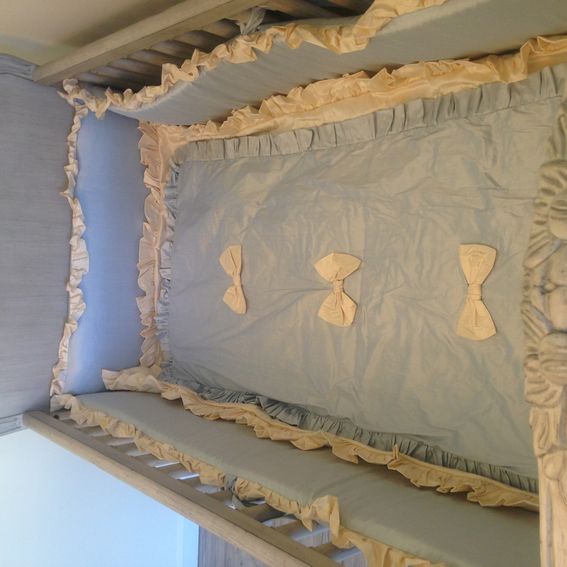 Handmade Baby Boy's Blue Bliss Crib Bedding by Caty's Cribs