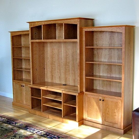 Custom Arts & Crafts Media Center by O.H.Harris