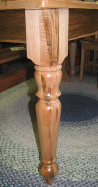 Custom Made Ambrosia Maple Dining Table