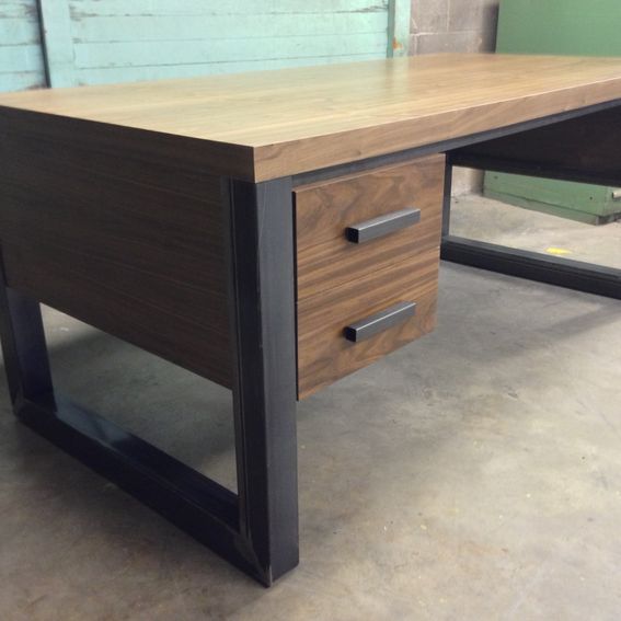 Hand Made Office Desk by Knack Fab