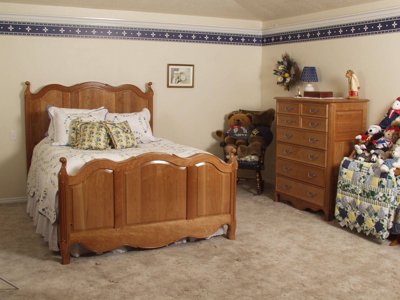 cherry french provincial bedroom furniture