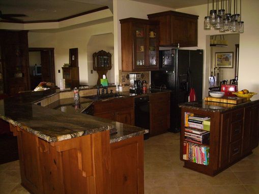 Custom Made Knotty Alder Project Kitchen And Other Cabinetry