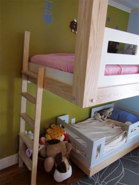 Custom Made Architecural Woodworking : Floating Bunk Bed