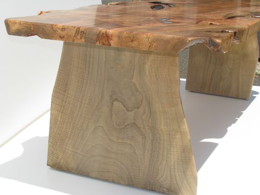 Custom Made Ambrosia Maple Burl Coffee Table