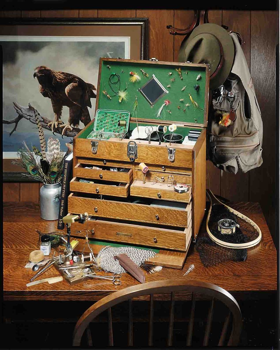 Hand Made Fly Fishing Chest by Gerstner & Sons