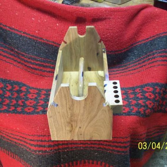 Handmade Mesquite Rifle Tote by J & J Wood Products