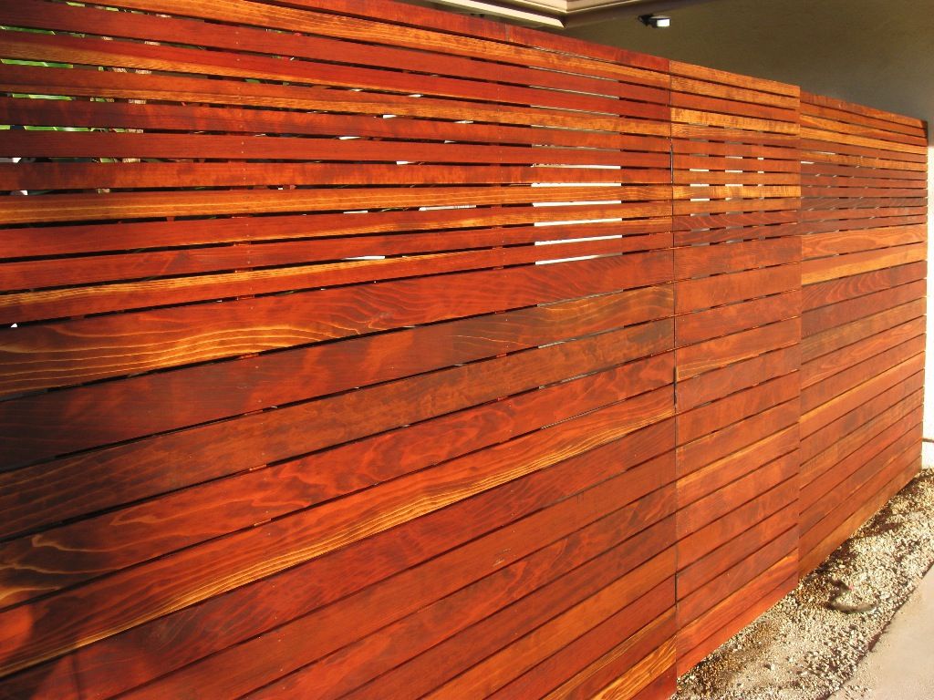 Handmade Custom, Horizontal Fence by La Creative Woodworks