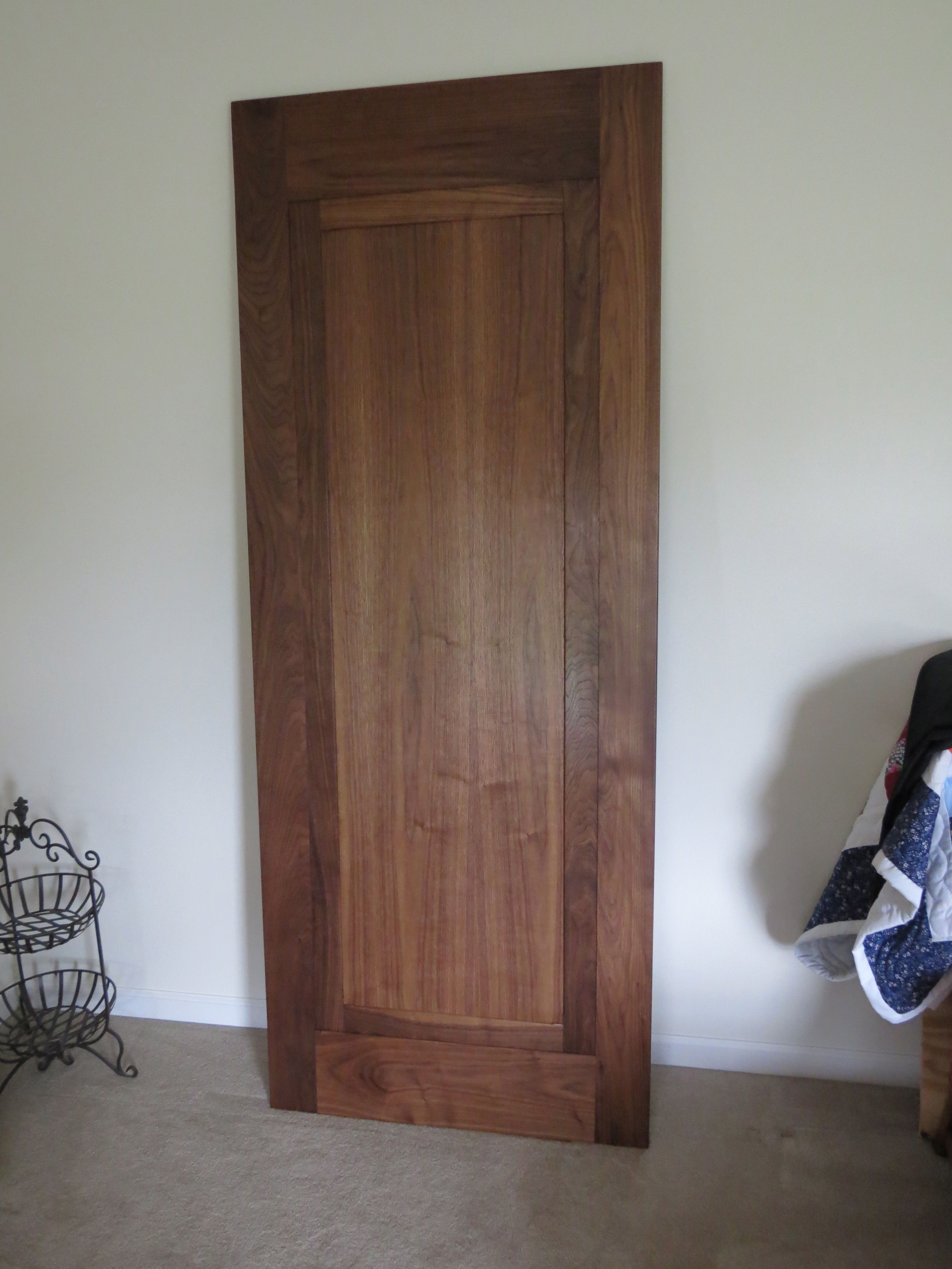 Custom Sliding Walnut Barn Door by Lost Creek Woodworking