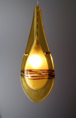 Custom Made Amber Strata Dewdrop