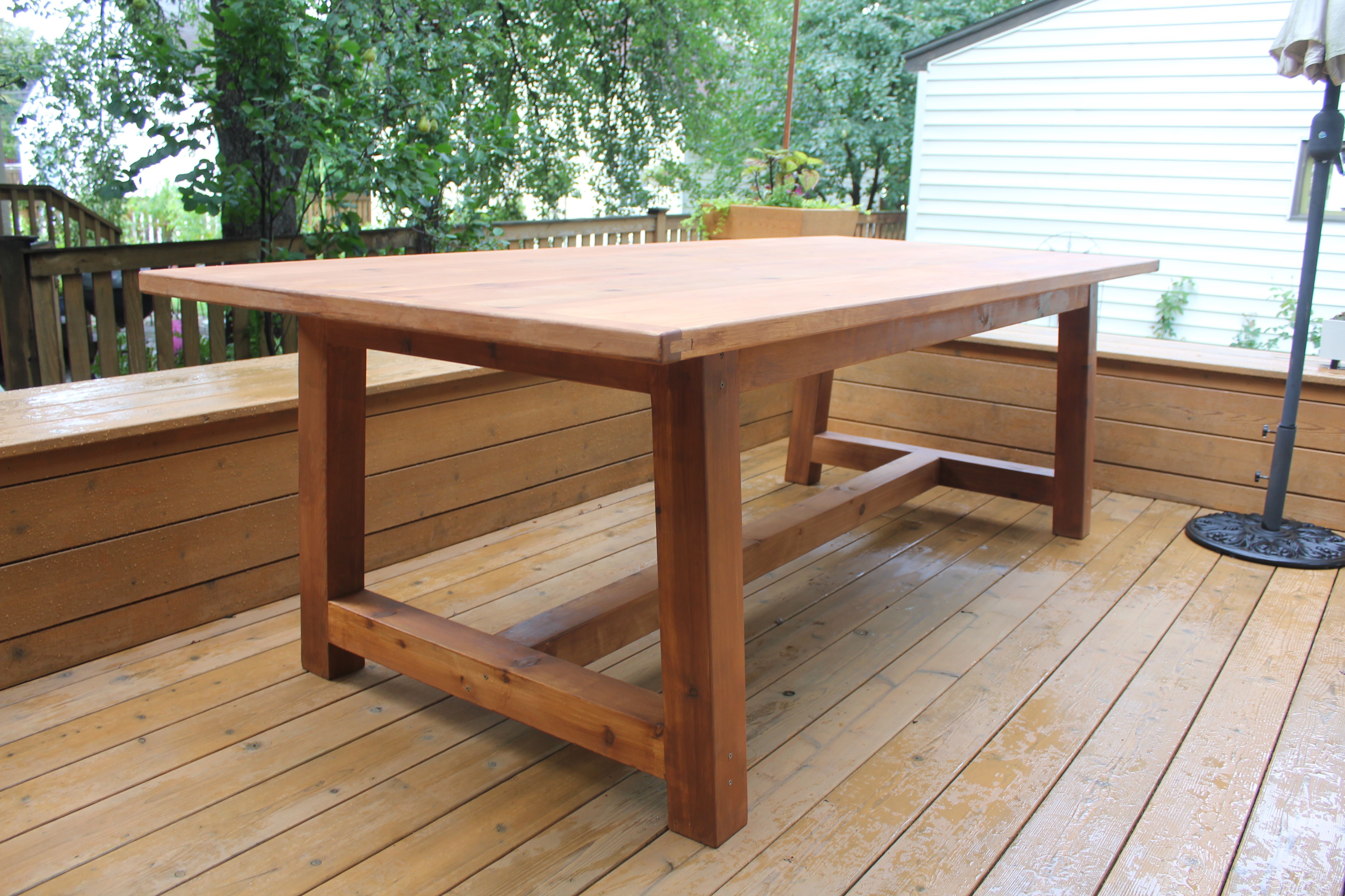 Buy Custom Made Outdoor Dining Table Made To Order From Gary Moore