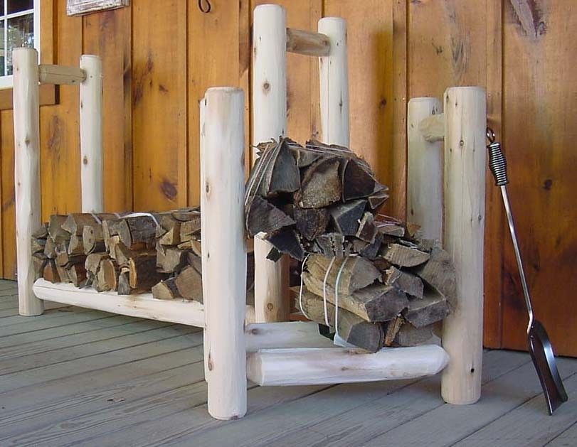 Hand Made Outdoor Cedar Log Furniture by Briar Hill Rustic Furniture