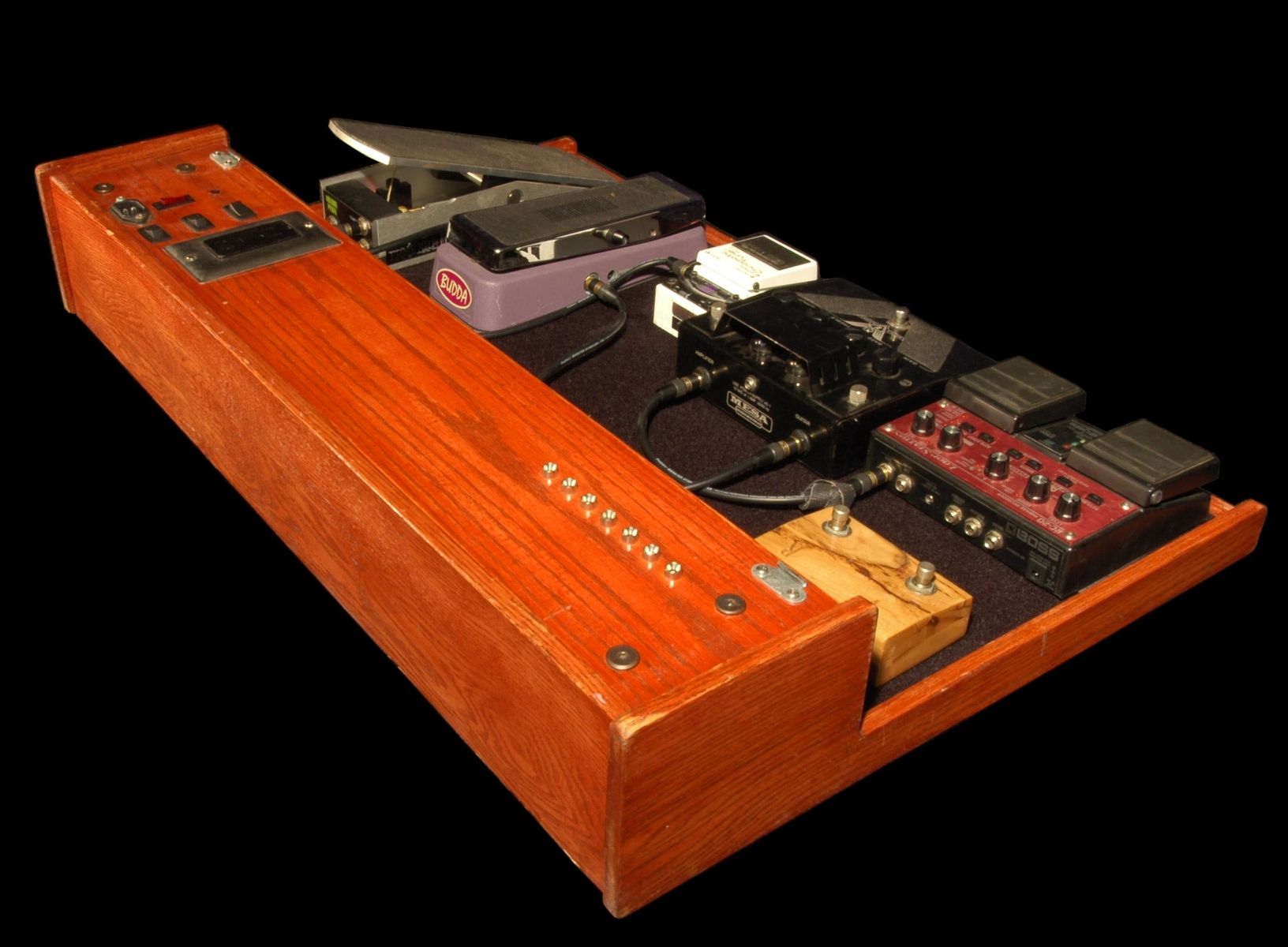 Hand Made Pedal Board by Donoghue Wood Works