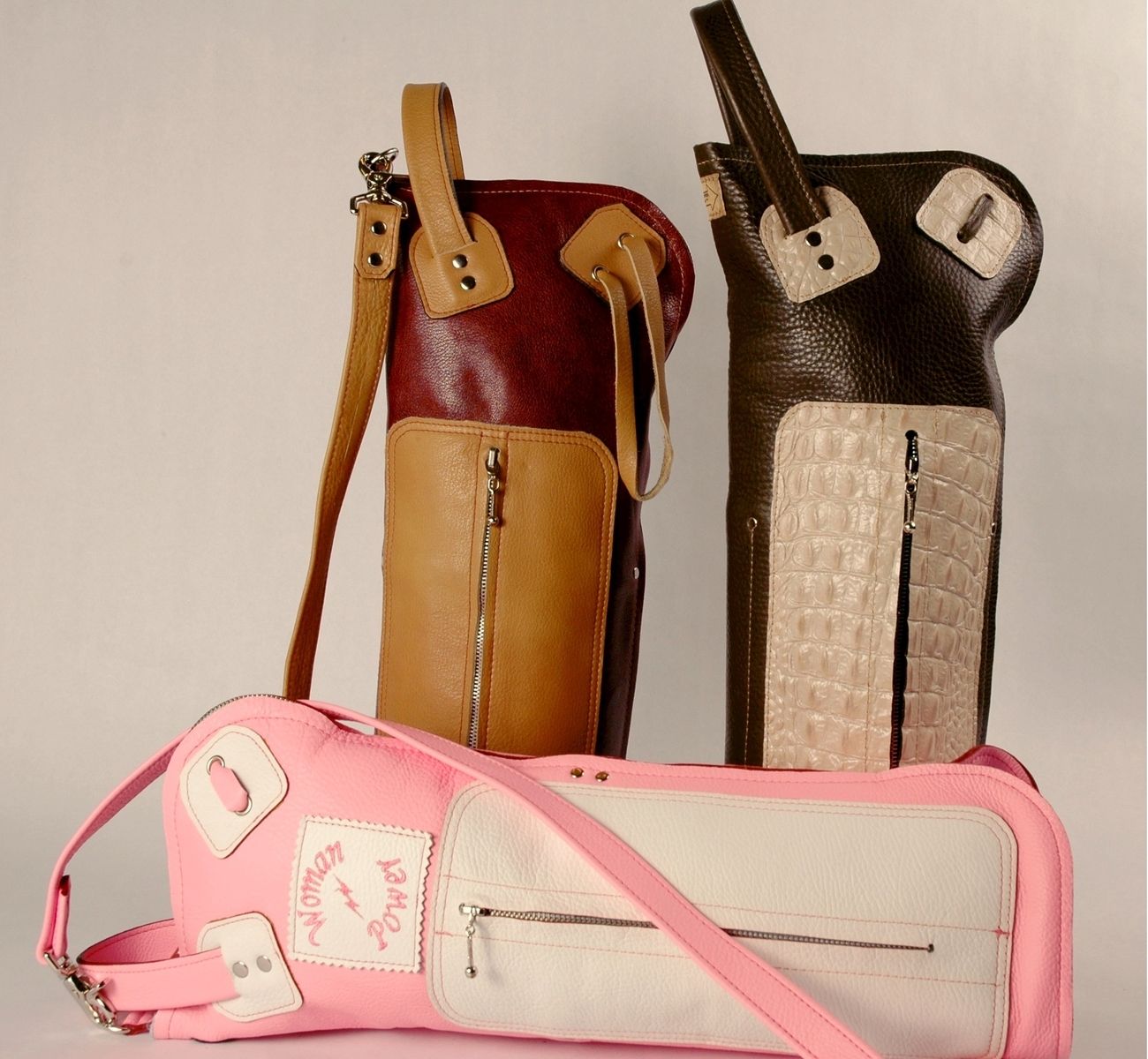 Handmade Custom Made Leather Drumstick Bags by Dallas Designing Dreams | www.lvbagssale.com