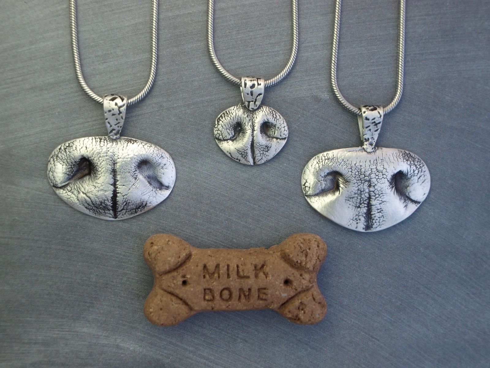 Buy Hand Made Custom Dog Nose Necklace Small (Dogs Under 20 Lbs