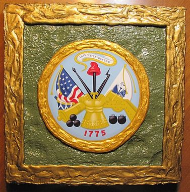 Custom Made U.S. Army Emblem Wall Art