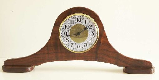 Custom Made Koa Mantle Clock