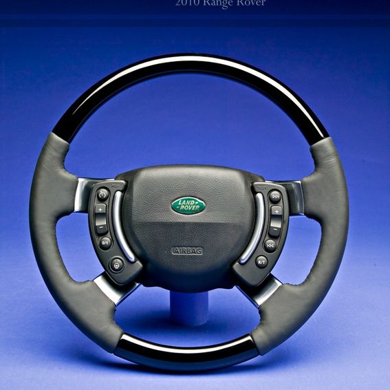 Hand Made Custom Wood Steering Wheels For Range Rover Vehicles by Rau