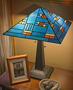 Custom Made Prairie Style Lamp 1