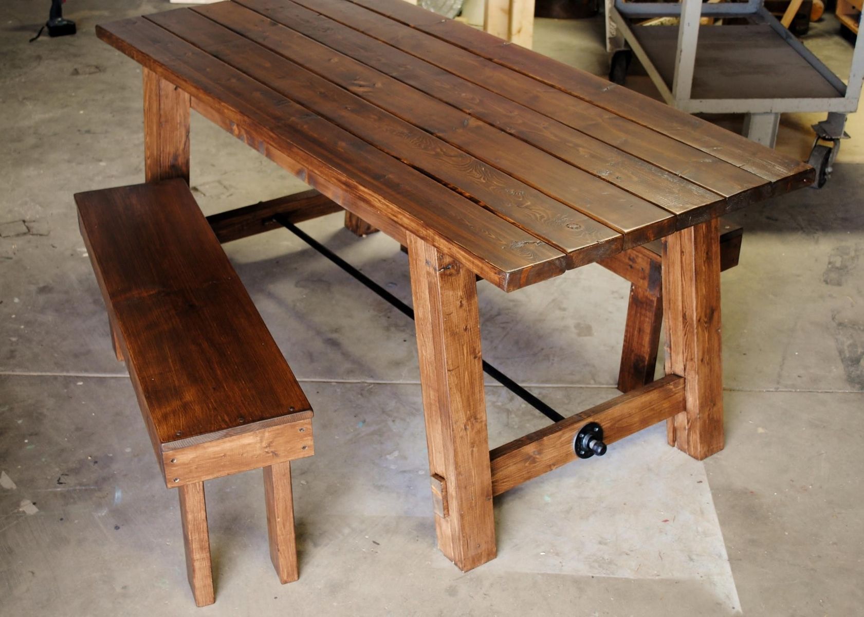 Hand Made Farmhouse Table by Sb Designs | CustomMade.com