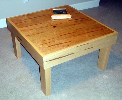 Custom Made Mr2 Coffee Or End Table Made From Ambrosia And Soft Maple