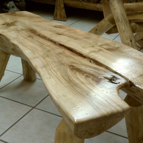 Hand Made Log Benches By Briar Hill Rustic Furniture Custommade