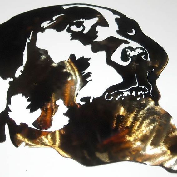 Hand Made Dog Silhouette Wall Art by Superior IronArtz Llc