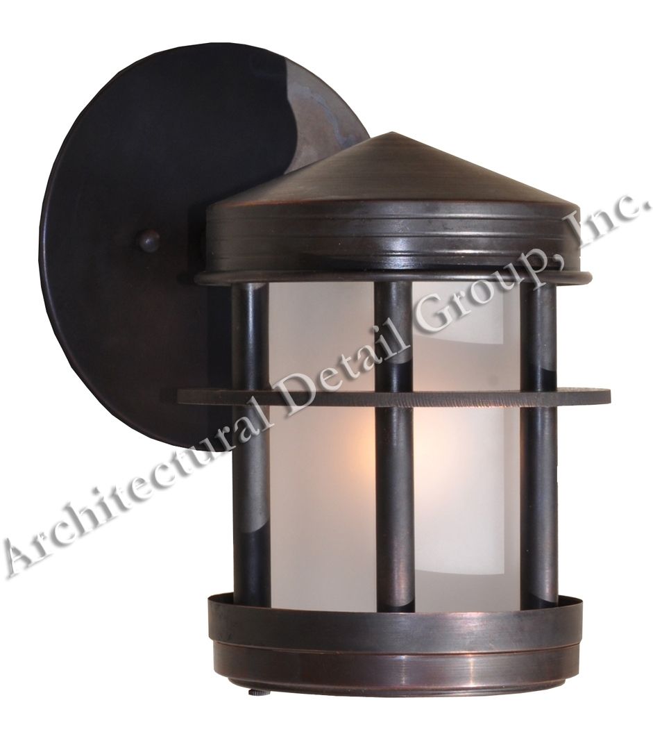 Handmade Copper Bronze Exterior Wall Sconce by Architectural Detail Group, Inc CustomMade.com